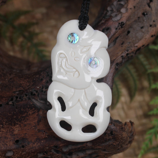 Hei Tiki carved from Bone