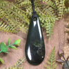 Kawakawa Pounamu Roimata Pendant - NZ Greenstone
