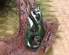 Manaia carved from Kawakawa Pounamu - NZ Greenstone