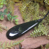 Kawakawa Pounamu Roimata Pendant - NZ Greenstone