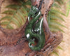 Manaia carved from Kawakawa Pounamu - NZ Greenstone