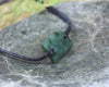 Adjustable cord bracelet with Rimu Pounamu