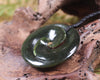 Koru carved from Rimu Pounamu - NZ Greenstone