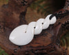 Pikorua or Twist carved from NZ Beef Bone