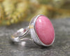 Rhodonite Sterling Silver Ring