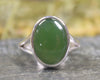 Sterling Silver Hapopo Pounamu Ring - NZ Greenstone