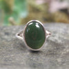 Ring with Kawakawa Pounamu