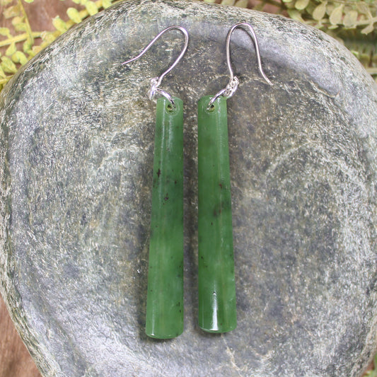 Hapopo Pounamu Earrings