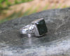 Sterling Silver Kawakawa Pounamu Ring - NZ Greenstone