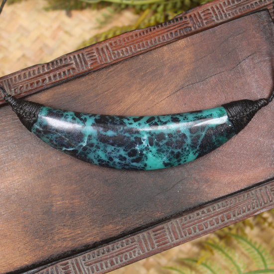 Breast plate or Shield carved from NZ Fuchsite