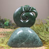 Koropepe sculpture - NZ Greenstone