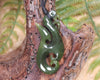 Manaia pendant carved from Rimu Pounamu - NZ Greenstone