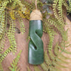 Hapopo Pounamu Toki twist pendant - NZ Greenstone