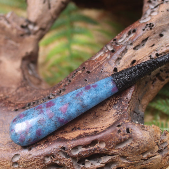 Kyanite with Ruby Roimata Pendant