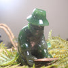 Gold Panner Pounamu Sculpture