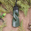 Hapopo Pounamu Toki twist pendant - NZ Greenstone