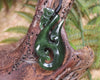 Manaia carved from Kawakawa Pounamu - NZ Greenstone