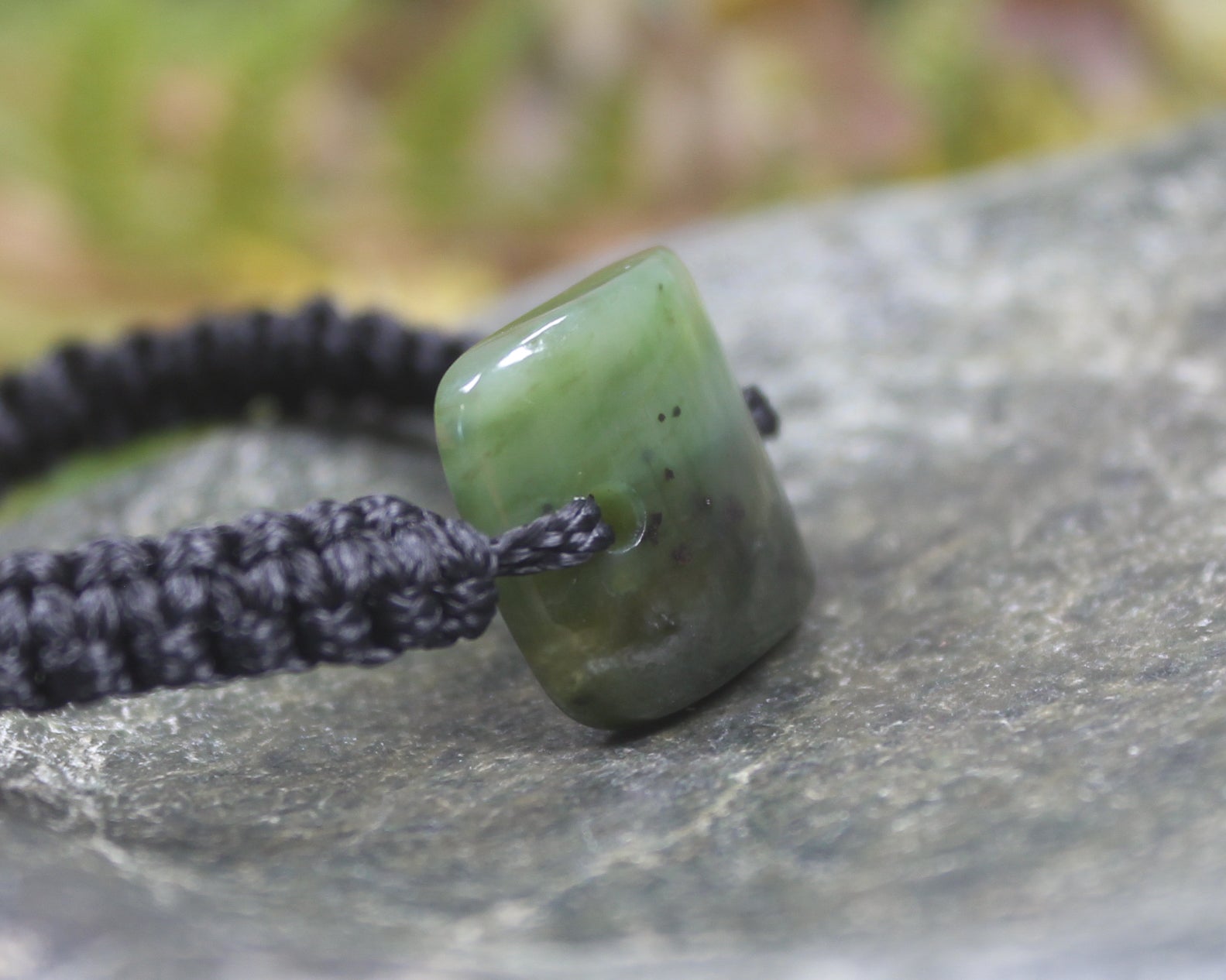 Adjustable Hapopo Pounamu Bracelet - New Zealand Greenstone