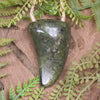 Tooth pendant carved from Rimu Pounamu - NZ Greenstone