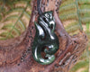 Manaia carved from Kawakawa Pounamu - NZ Greenstone