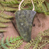 Tooth pendant carved from Rimu Pounamu - NZ Greenstone