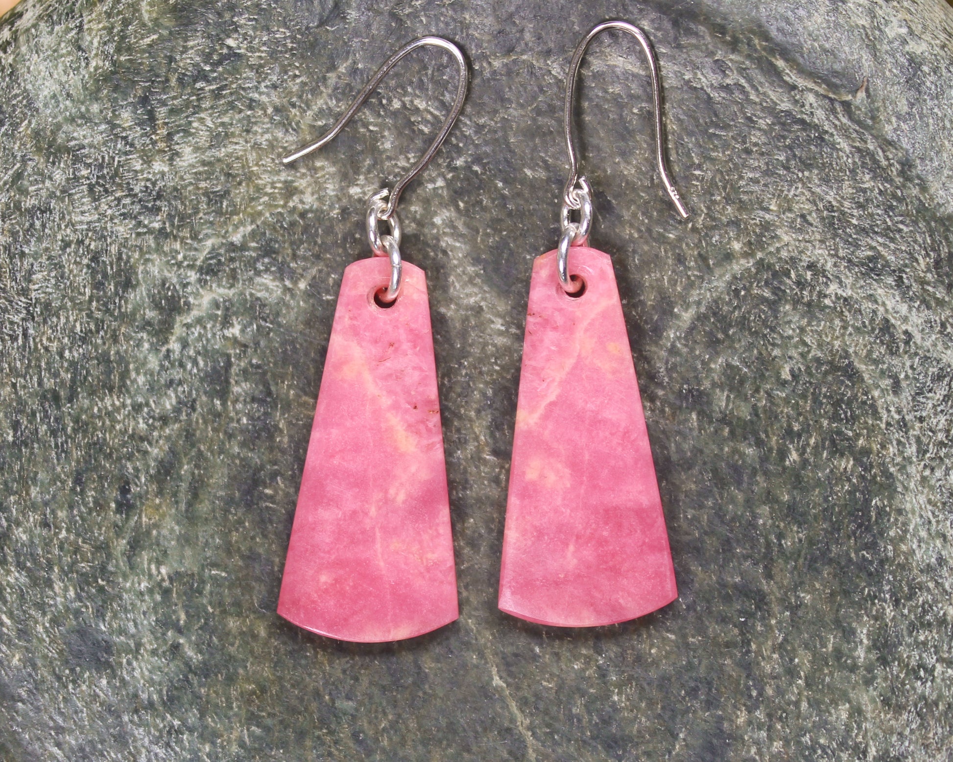 Rhodonite Roimata earrings
