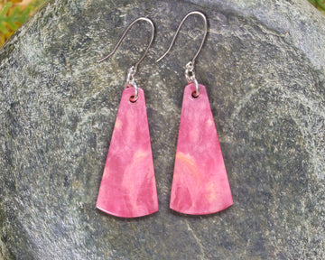 Rhodonite Roimata earrings