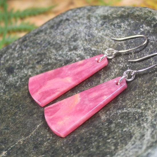 Rhodonite Roimata earrings