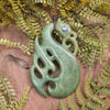 Manaia carved from Raukaraka Pounamu - NZ Greenstone