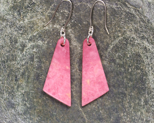 Rhodonite Roimata earrings
