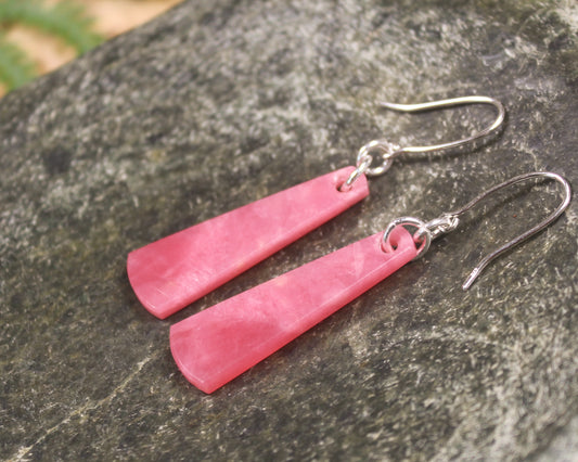 Rhodonite Roimata earrings