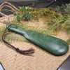 Mere carved from Hapopo Pounamu - NZ Greenstone