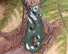 Manaia carved from Inanga Pounamu - NZ Greenstone