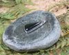 Kawakawa Pounamu pendant set in Sterling Silver - NZ Greenstone