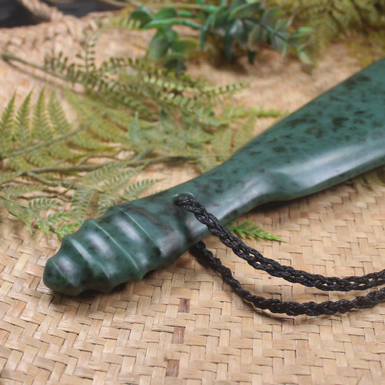 Mere carved from Arahura Pounamu - NZ Greenstone