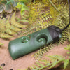 Kawakawa Pounamu Toki with Koru