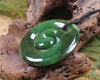 Koru carved from Hapopo Pounamu - NZ Greenstone