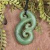 Hammerhead pendant carved from Hapopo Pounamu - NZ Greenstone