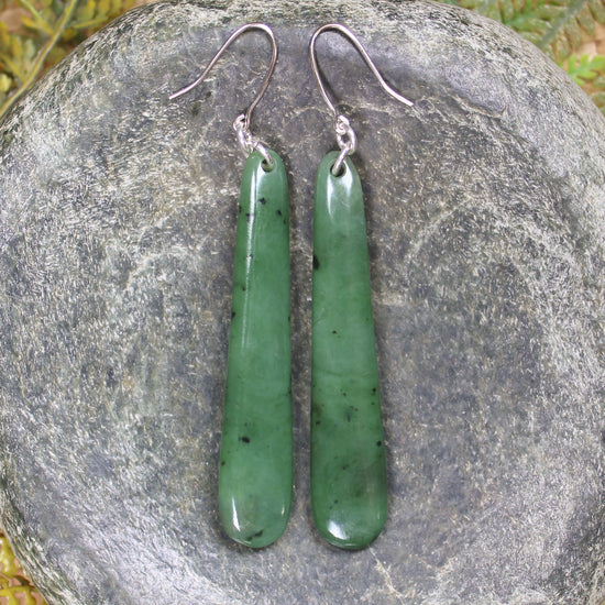Hapopo Pounamu Earrings