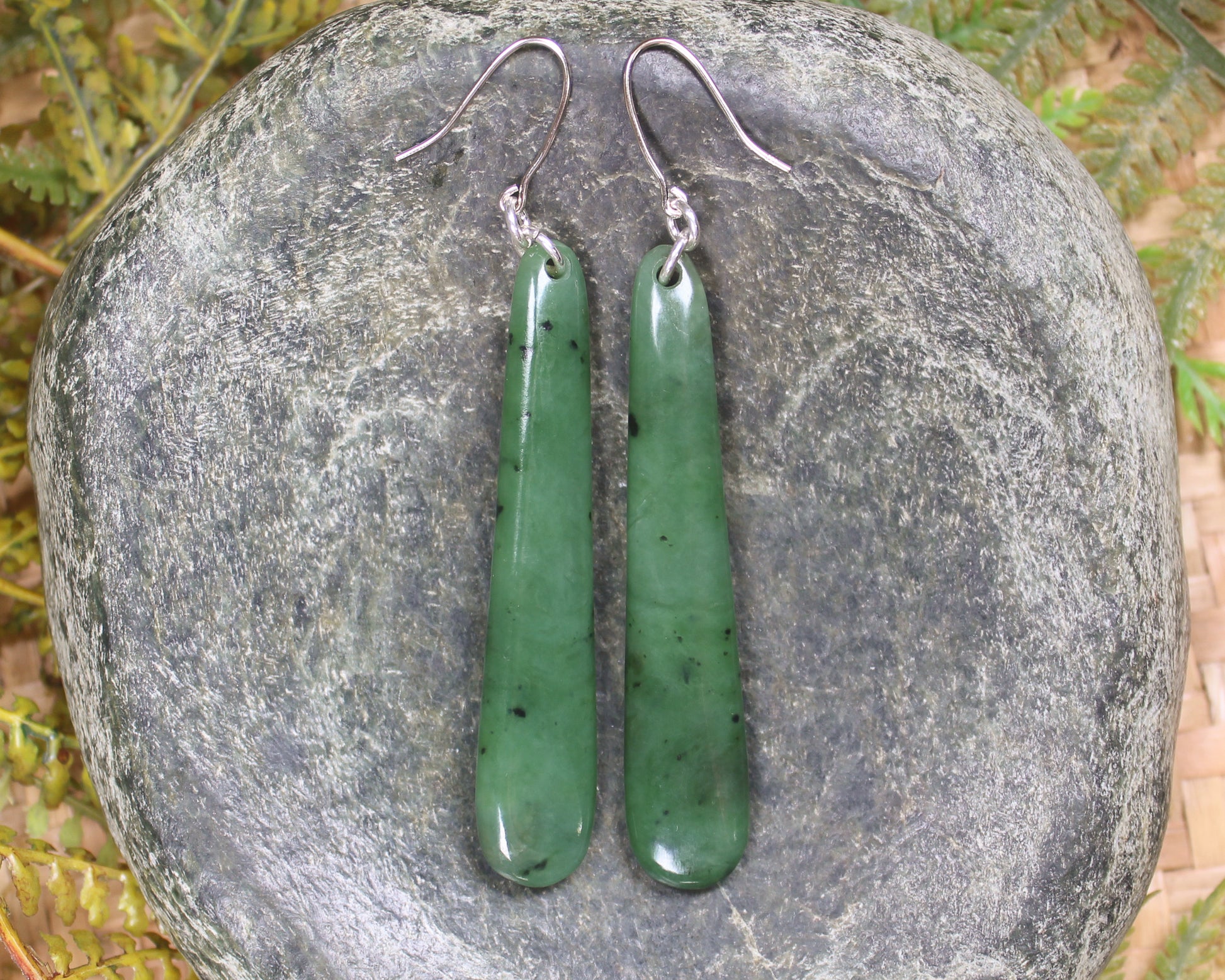 Hapopo Pounamu Earrings