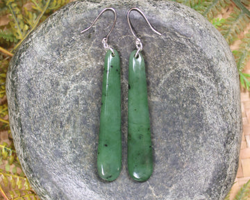 Hapopo Pounamu Earrings