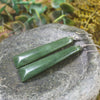 Hapopo Pounamu Toki earrings - NZ Greenstone