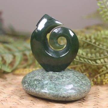 Matau Sculpture carved from Pounamu
