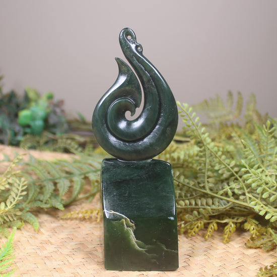 Matau Sculpture carved from Pounamu