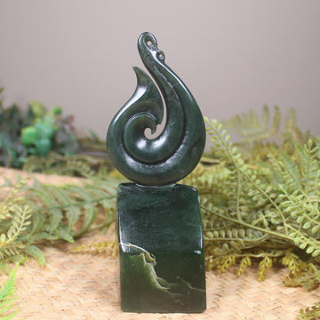 Matau Sculpture carved from Pounamu