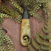 Raukaraka Pounamu Roimata with Koru Pendant - NZ Greenstone