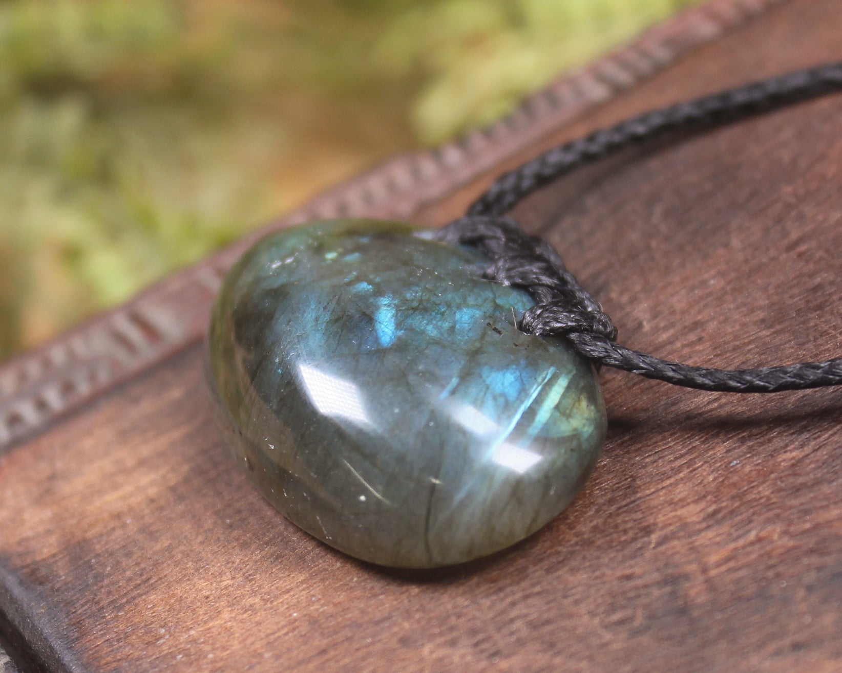 Breastplate or Shield carved from Labradorite 