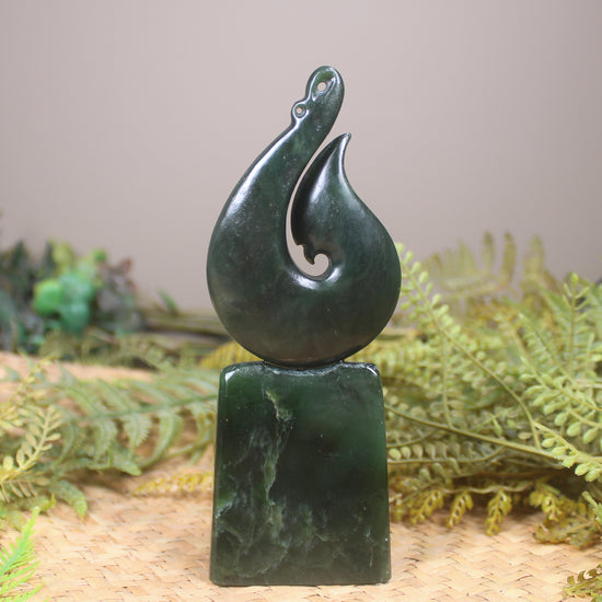 Matau Sculpture carved from Pounamu