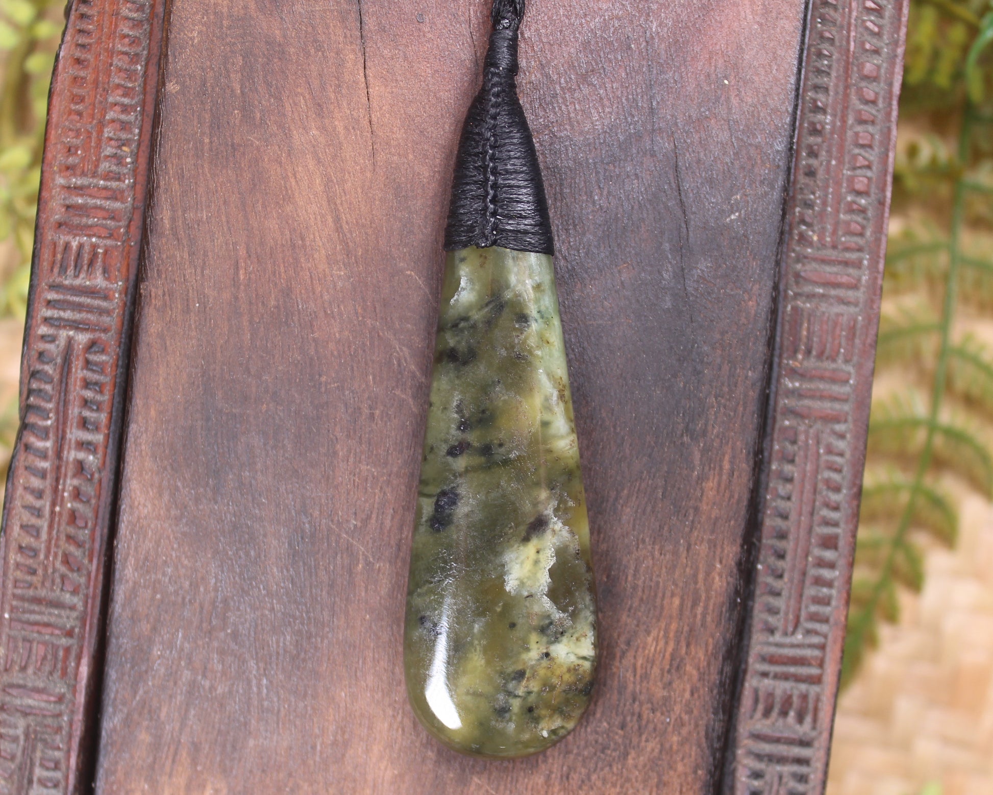 Rimu Pounamu Roimata Pendant - NZ Greenstone