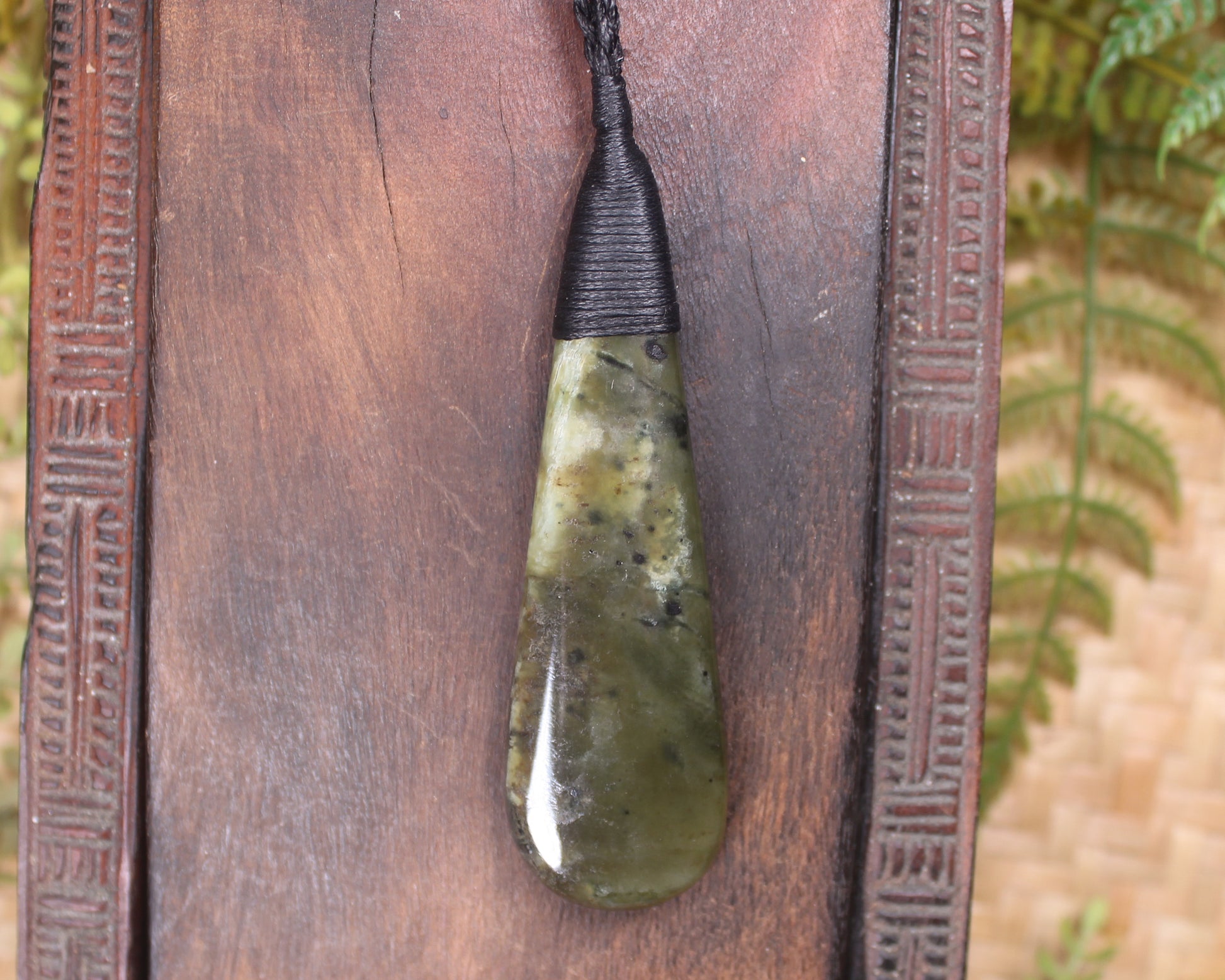 Rimu Pounamu Roimata Pendant - NZ Greenstone